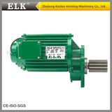 Elk 0.4-0.13kw Double Speeds Crane Geared Motor