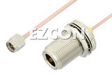 SMA Male to N Female Bulkhead Cable
