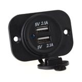 12V-24V 4.2A-Dual-USB-Charger Socket Waterproof