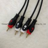 Fisheye &⪞ Apdot; R to &⪞ Apdot; R Audio/Video RCA Cable