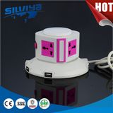 Hot Selling! 2.1mA USB Ports Multi Tower Socket