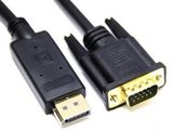 Displayport Dp Male to VGA Male Adapter Cable