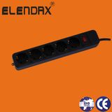 Black  Extension  Socket with Switch and Surge Protect (E2005ES-B)