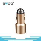 Metal Safety Hammer Dual USB Car Charger 3.4A with Ce/RoHS