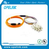 Telecommunication Fiber Optic Drop Cable MPO Patch Cord LC Optical Fanout Cable Assembly