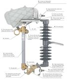 (H) Pd-12 (F) /100A Drop out Fuse (economy type)