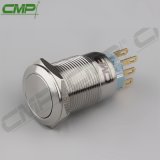 CMP Momentary 19mm 2no2nc Double Pole Push Button Switch