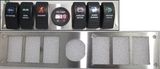 12 - 24 V DC Rocker Switch Panel/Voltmeter Arb Carling Narva Size