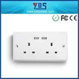 Yidashun Wall Switch Socket with 2 USB and 2 Sockets