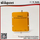 2018 Top Selling Signal Repeater Dual Band 900/1800/2100MHz Signal Booster with Outdoor Antenna