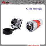Cnlinko UL Approved Waterproof 2pin Metal Connector/ Power Connector