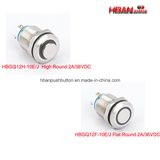 12mm Momentary 1no Waterproof Small LED Stainless Steel Push Button Switch