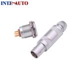 IP50 Round Electronic Male Female Connector for Video