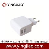 5V 2.1A 12W DC Double USB Charger with CE