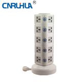 Multi Funtional Eficiency Compact Five-Layer 20-Way Vertical Floor Socket