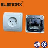 Electrical Wall Socket Outlet/Isreal White