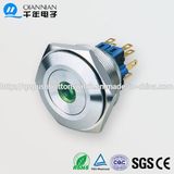 30mm 1no 1nc/2no 2nc Resetable Self-Locking DOT Illuminated IP67 Ik10 Push Button Switch