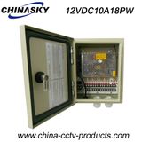 18CH Water-Proof Centralized Power Supply for CCTV (12VDC10A18PW)