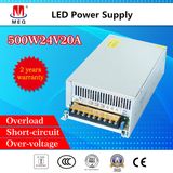 AC/DC 24V 20A SMPS LED Switching Power Supply for Engineering Lighting 500W