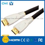 Two-Tone Metal Assembly HDMI 19pin Plug-Plug Cable