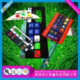 Flexible Silk Screen Printing Panel Control Metal Dome Membrane Switch Circuit