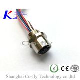 2, 3, 4, 5, 6, 8 Pins M12 Female Rear Mount Elctrical Connector