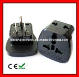 2 in 1 Universal Travel AC Power Plug Adapter with Safety Shutter