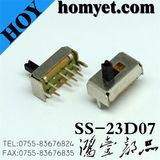 8pin DIP Type Slide Switch with Metal Casing (SS-23D07)