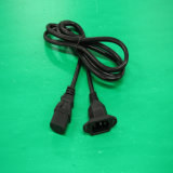1m C13 to C14 Power Cable with Screw