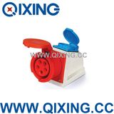 Three Phase Wall Mounted Socket with Schuko Socket (QX-1196-S)