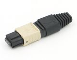MPO/PC Fiber Optic Connector for Ribbon and Round Cable