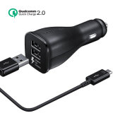 Fast Charge Dual-Port Car Charger for Samsung Ep-Ln920bbegus-Retail Packaging