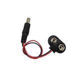 Experimental 9V Battery Snap Power Cable to DC 9V Clip Male Line Battery Adapter for Arduino Uno R3 DIY Jack Connector