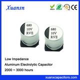 680UF 10V 105º C AC SMD Low Impedance Electrolytic Capacitor