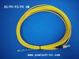 Fiber Optic/Optical Patch Cord SC/PC-FC/PC 6m 