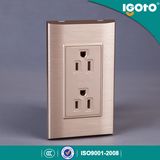 Home Electric 6 Pin Wall Socket American Standard Duplex Receptacle