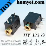 High Quality 5pin Copper Head with Gold-Plated SMD Audio Phone Jack
