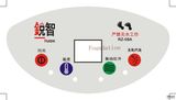 Panel Pad Touch Graphic Overlay LED Switch