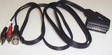 21pin Scart to 2RCA Plugs + BNC Plug Cable