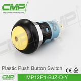 12mm Push Button Switch with Yellow Head