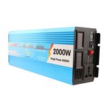Pure Sine Wave Inverter 2000W 2kw 12V 24V 48V DC to AC 220V Solar Power Inverter System LCD Display
