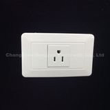 South America ABS Copper Material 10A 250V Wall Socket (118Z-04)
