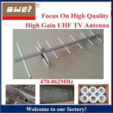 High Temperature Resistant and Corrosion Resisting UHF Yagi TV Antenna with RG6 Cables for Africa Market