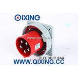 Cee/IEC IP67 5p 125A 400V Flush Mounted Plug