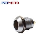 IP68 Lemo 0K Series Waterproof Circular Connector Socket with 6 Solder Contacts