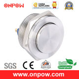 Onpow 19mm Metal Pushbutton Switch (GQ19SPH-10/J/S, CCC, CE, RoHS Compliant)