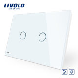 Livolo Wireless Remote Dimmer 2 Gang Touch Light Switch Vl-C902dr-11