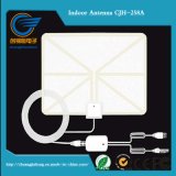 White HDTV Antenna with Amplifier for TV Use