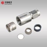 SMA Plating Nickel and Clamp Male RF Connector