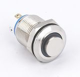 12mm Waterproof Latching on off LED Push Button Switch (CE RoHS UL TUV)